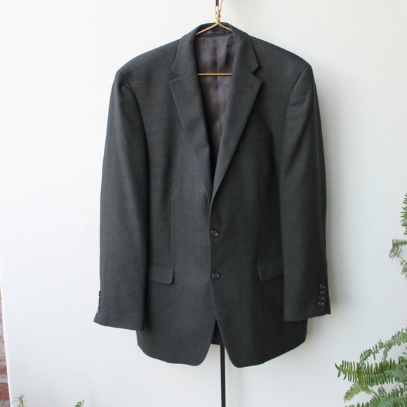 Lauren Ralph Lauren Tweed Blazer 100% Wool Great Cond. Size 44 long - Picture 2 of 11